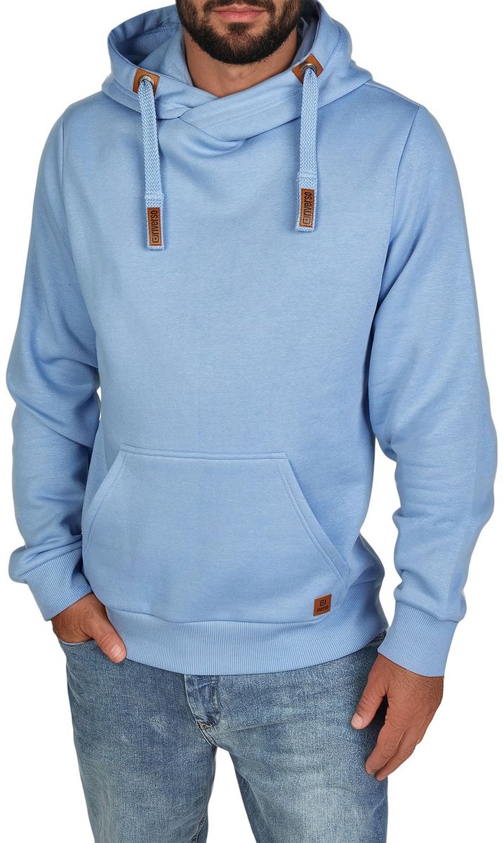 riverso Heren trui RIVNiklas regular fit Blauw XL Volwassenen hoodie / capuchon trui