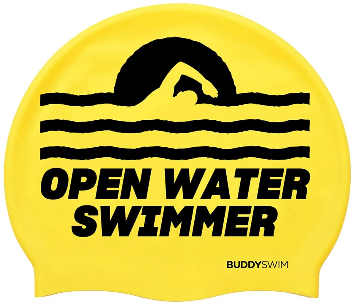 Buddyswim Ows Zwembadmuts Geel
