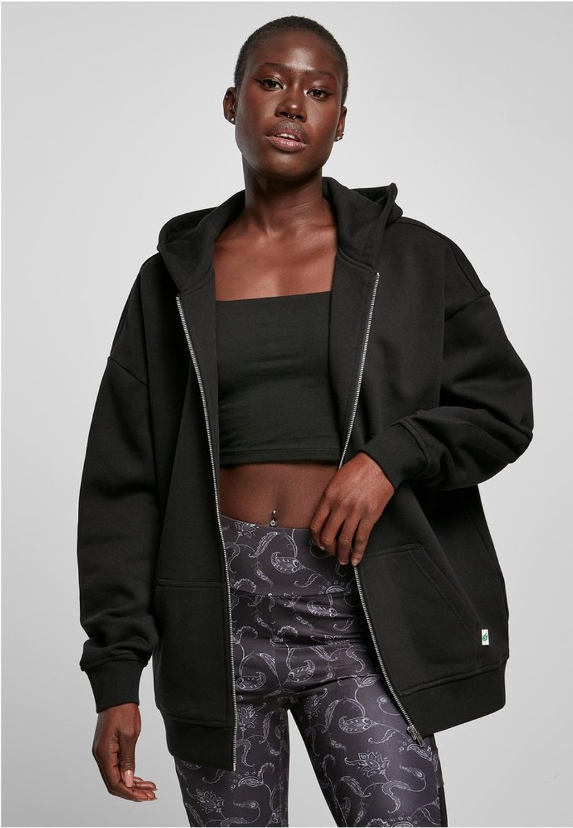 Urban Classics Oversized Vest met capuchon XS Zwart