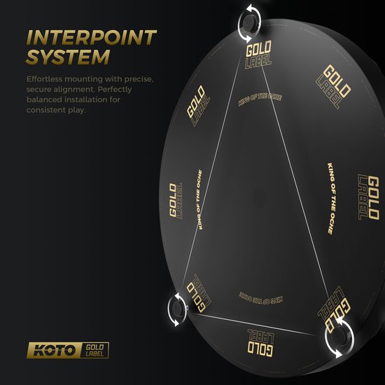 KOTO Gold Label - Professioneel Dartbord van KOTO — afbeelding 5