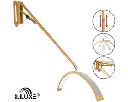 Illuxe Europe IL18GG - Wandlamp - Goud Met Glitters - Dimbaar - Salonlamp - Moonlight Lamp