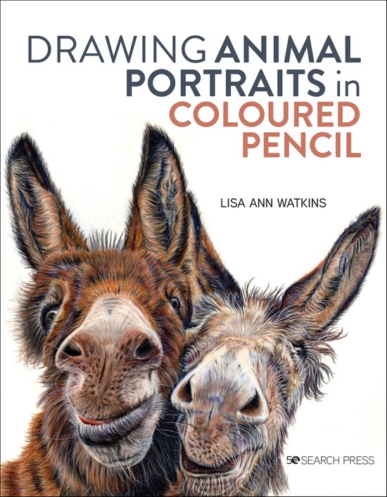Drawing Animal Portraits in Coloured Pencil - cover