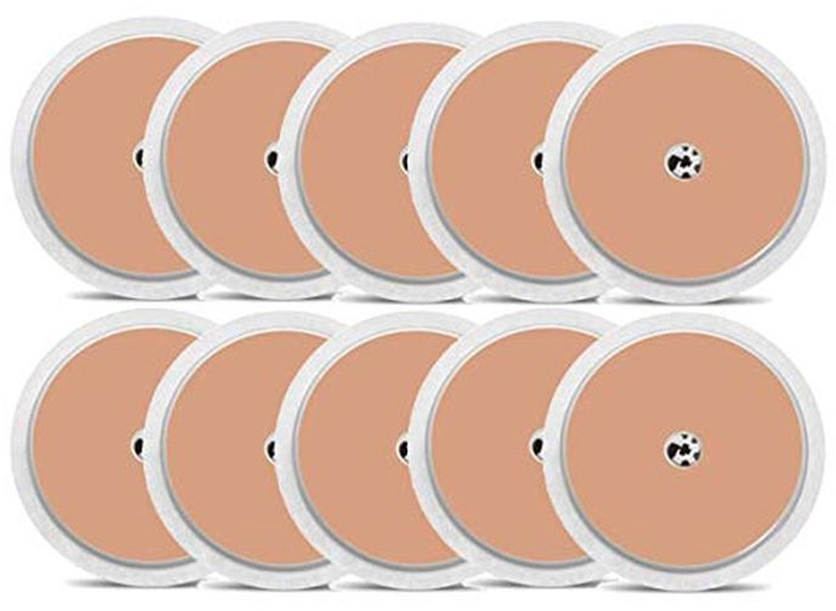 Freestyle Libre Stickers - 10 Stuks Beige voor Diabetes