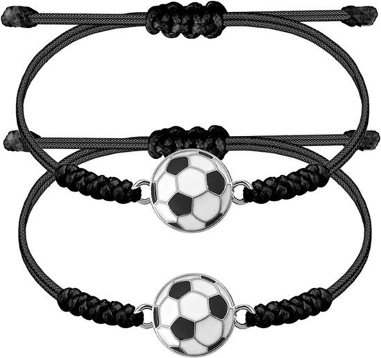 Siliconen kralen - Voetbal - 20 mm - Bijtring/Speenkoord- Jootjes Haakcadeautjes