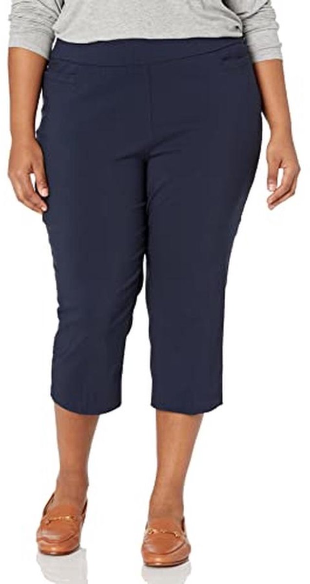 Grote Casual Capri-L-tas voor Dames - Marineblauw, Donkerblauw - Maat 46-50