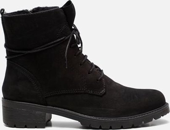 Feyn veterboots zwart hotsell