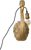 Dierenlamp - Wandlamp flamingo - 20x19x50 cm - goud