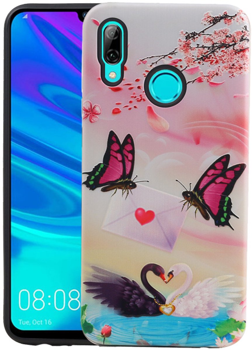 Vlinder Design Hardcase Backcover - Hoesje Geschikt voor Huawei P Smart 2019
