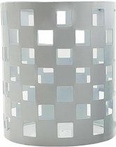 Retro Lights - Plafond/Hanglamp - Wit - industrieel - metaal - retro - kooi - slaapkamer - plafondlamp - Voet. E27 - Patroon 1