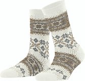 FALKE Winter Holiday Dames Sokken - Wit - Maat 39-42