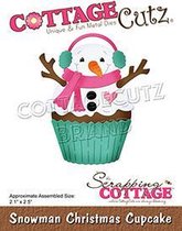 CottageCutz Snowman Christmas Cupcake (CC-810)