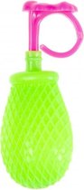 mini-waterspuiter Ring junior 7 cm groen/roze