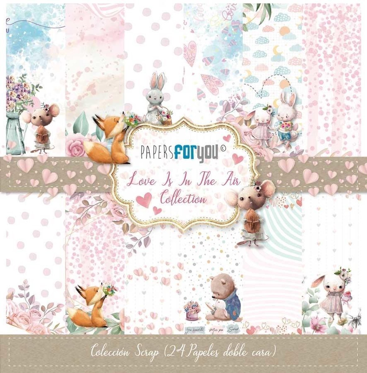 Love Is In The Air 6x6 Inch Paper Pack (24pcs) (PFY-3047)