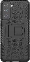 Samsung Galaxy S21 Hoesje - Schokbestendige Back Cover - Zwart