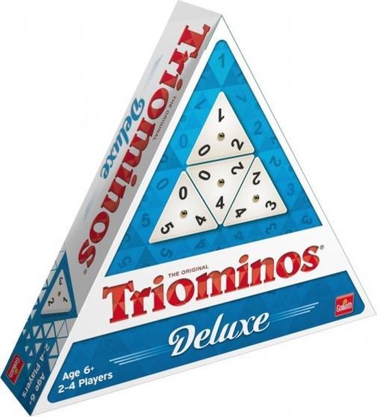 Thumbnail van een extra afbeelding van het spel Triominos the Original - Deluxe bordspel