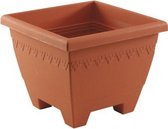 plantenbak Lima 19,3 liter 35 cm bruin
