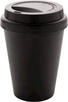 take-away beker 0,3 liter 12,8 cm polypropyleen zwart
