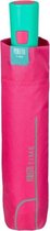 paraplu 96 cm automatisch dames roze/turquoise