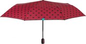 mini-paraplu Time dames 98 cm microfiber rood