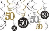 swirlslingers 50 jaar 45 cm 12 stuks