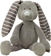 knuffel Konijn 15 cm polyester grijs