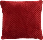 Dutch Decor ZICO - Sierkussen met patroon 45x45 cm Merlot - rood