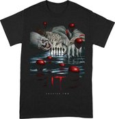 IT Chapter 2 Pennywise Balloon Poster Zwart T-Shirt - S