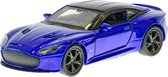 auto Aston Martin jongens 12 cm die-cast pull-back blauw