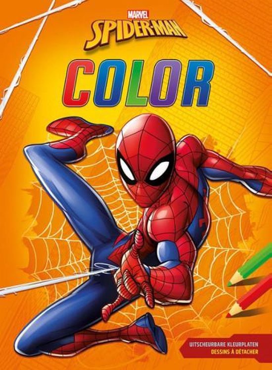 activering documentaire restjes kleurblok Spider-Man Color 30 cm | bol.com