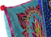 Kussen DKD Home Decor Multicolour Katoen Lotus Bloem (2 pcs) (40 x 10 x 40 cm)