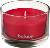 geurkaars True Scents Pomegranate 9,2 cm glas/wax rood