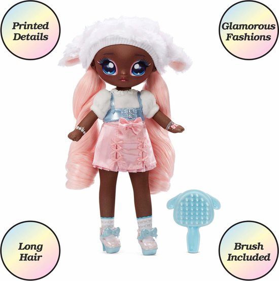 Na! Na! Na! Surprise Teens Serie 2 Lila Lamb - Modepop van Na Na Na Surprise — afbeelding 3