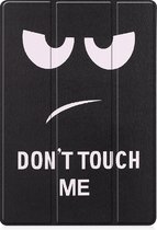 Samsung Galaxy Tab S7 FE Hoesje 12,4 inch Case Don't Touch Me - Samsung Galaxy Tab S7 FE Hoes Hardcover Hoesje Bookcase Met Uitsparing S Pen - Don't Touch Me