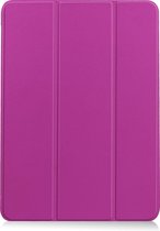 iPad Air 4 2020 étui 10,9 pouces étui avec Apple crayon découpe violet - iPad Air 2020 housse étui Hardcover violet Bookcase