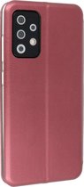 Slim Folio Case - Book Case Telefoonhoesje - Folio Flip Hoesje - Geschikt voor Samsung Galaxy A72 / 5G - Bordeaux Rood