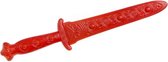 zwaard met schede jongens 28 cm rood 2-delig