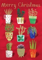 Nine Plant Pots Greeting Card (GCX 908)