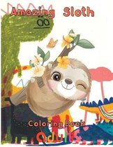 Amazing Sloth Coloring book adult