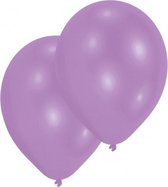 ballonnen Standard 27,5 cm latex paars 10 stuks