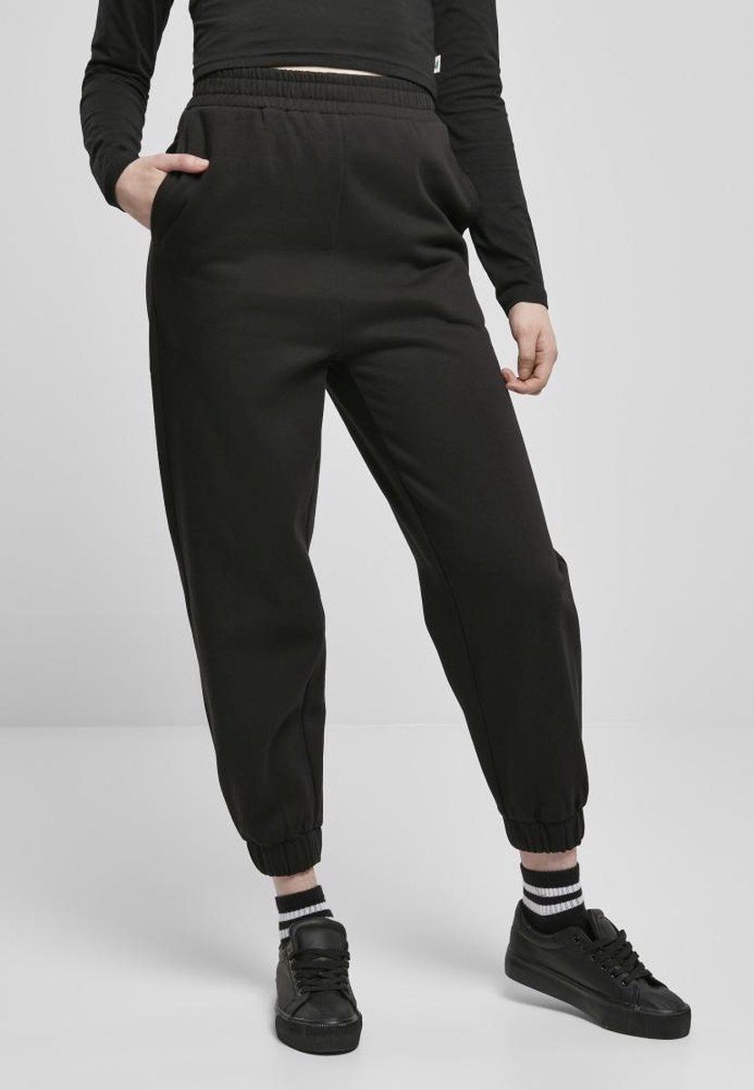 Urban Classics Organic High Waist Ballon Dames joggingbroek XL Zwart
