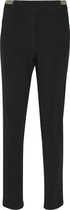 Cassis - Female - Legging met ritsjes  - Zwart