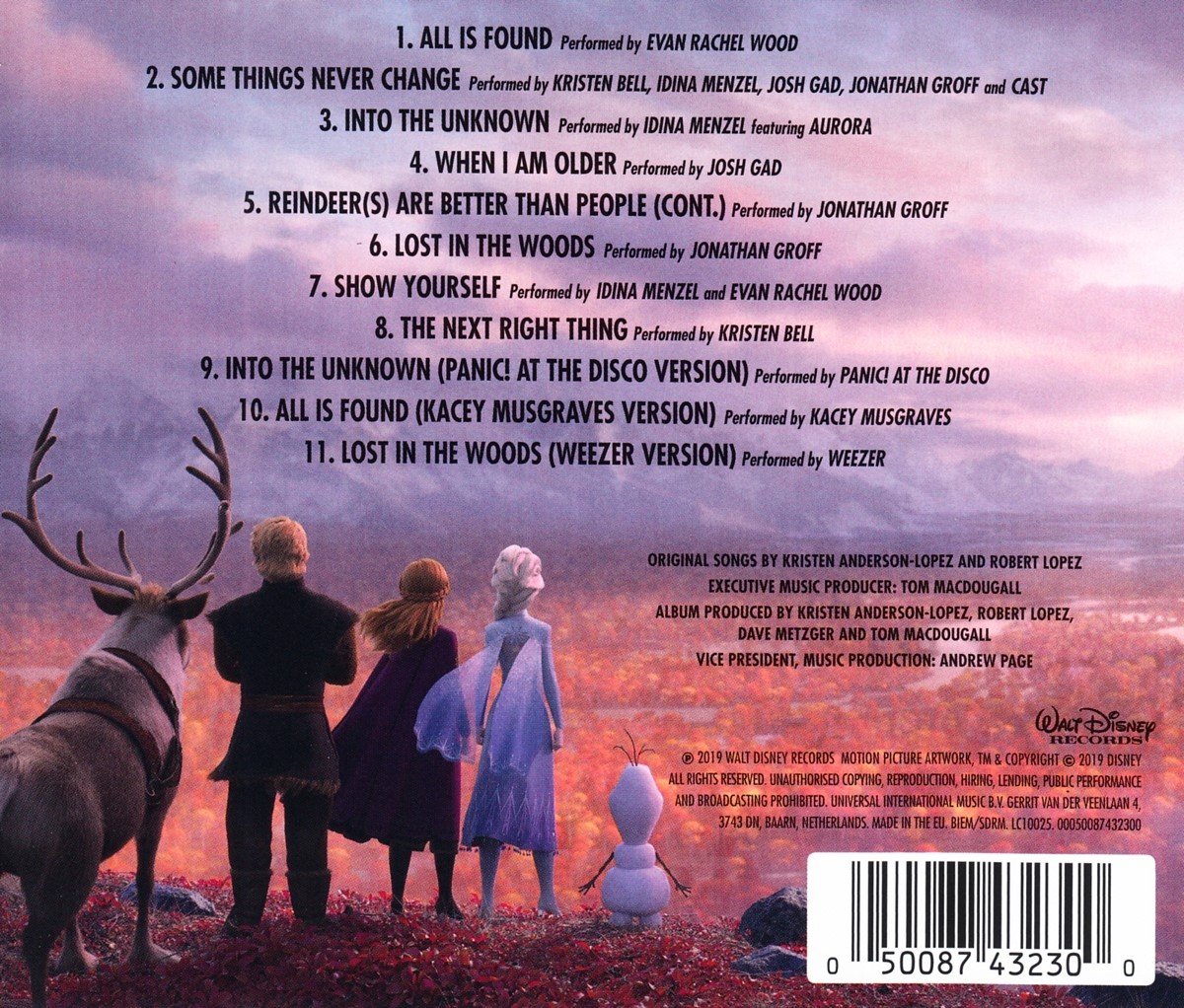 Various Artists Frozen 2 (CD) (Original Soundtrack), Original