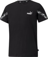 Puma Power Tape Shirt Zwart Kinderen - Maat 128