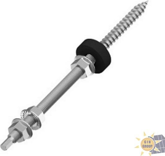 EPDM Rubber voor stokschroef - afdichting - RVS Paleis