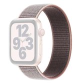 Single Lap nylon vervangende horlogeband, maat: XS 128 mm voor Apple Watch Series 6 & SE & 5 & 4 40 mm / 3 & 2 & 1 38 mm (zandroze)