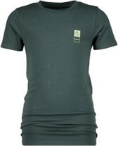 Vingino T-shirt Crew Jongens Katoen Donkergroen Maat 116