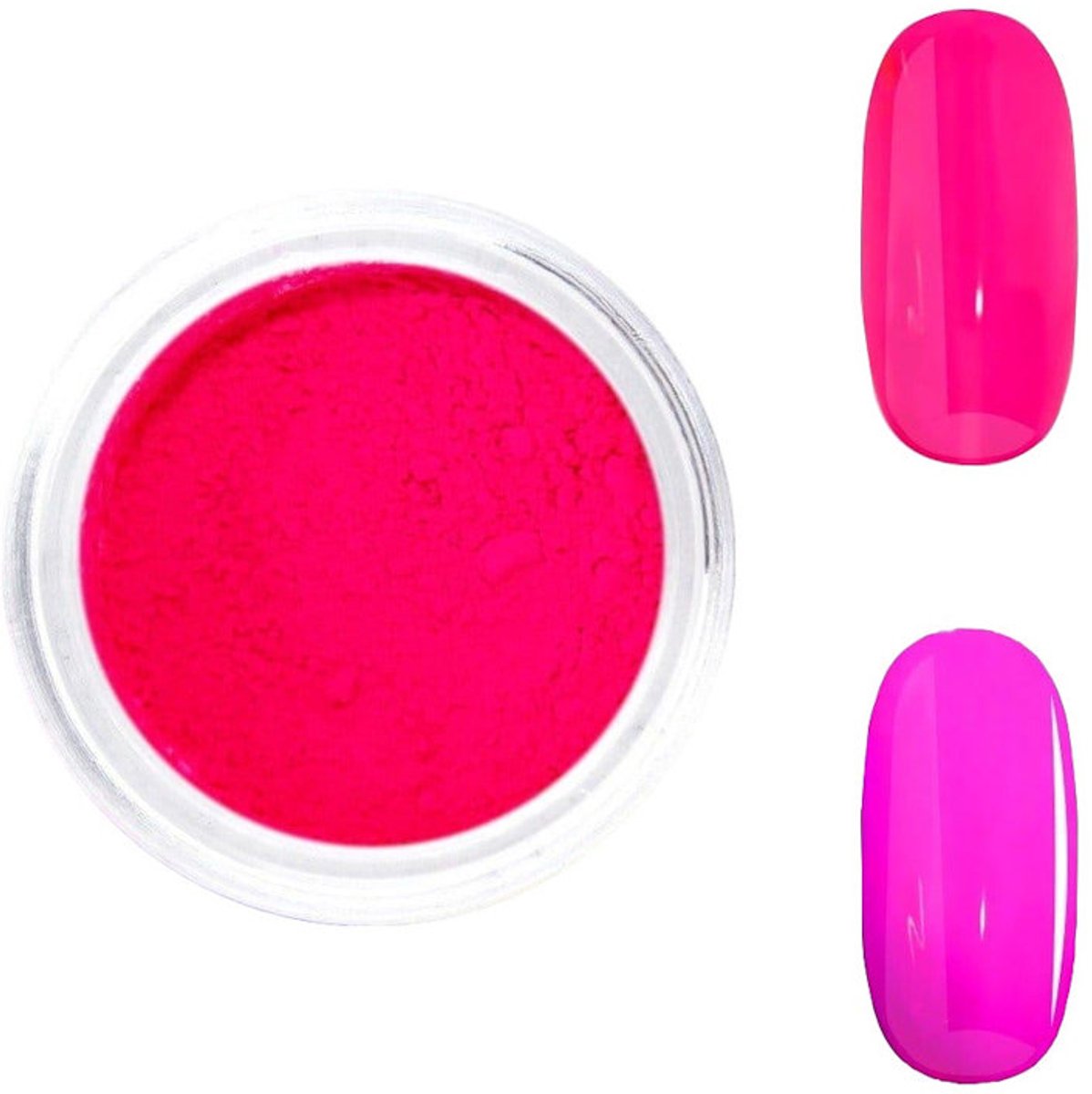 DRM Nageldecoratie Poeder UV Neon Roze #10