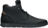 Sacha - Heren - Zwarte nubuck veterboots - Maat 43