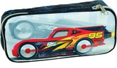 etui Cars jongens katoen grijs/rood