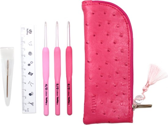 Tulp Etimo Rose haaknaalden set softgrip - 1st